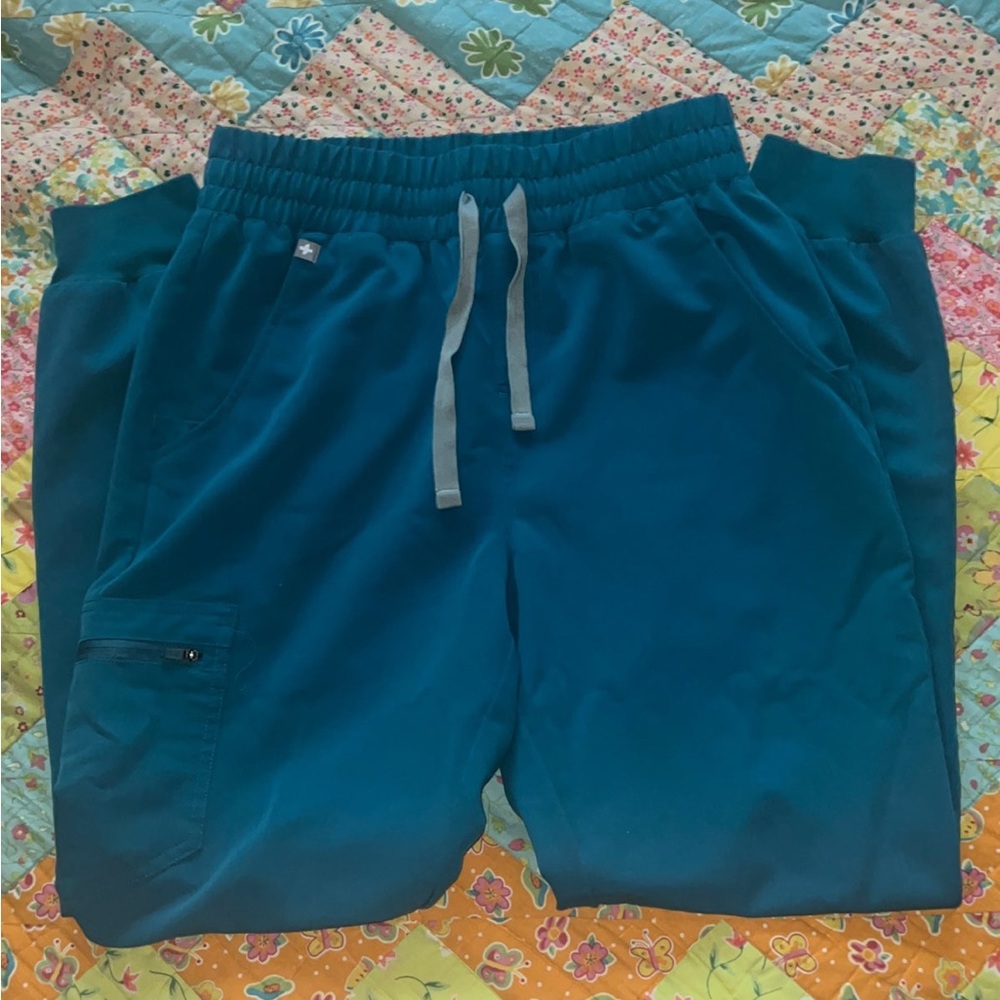 FIGS Zamora Scrub Pants Pacific Blue